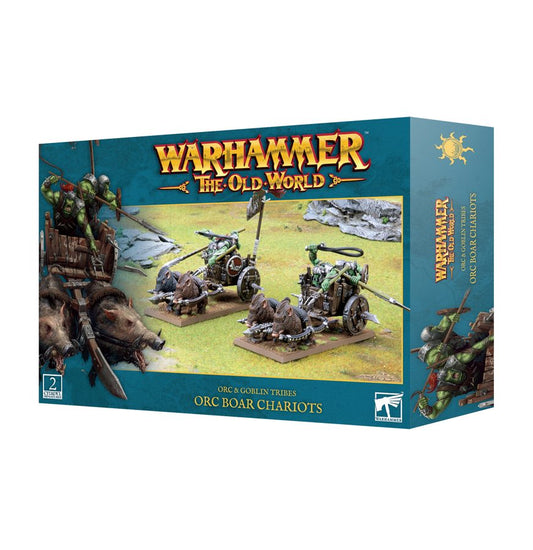 WHTOW Orcs and Goblins Orc Boar Chariots