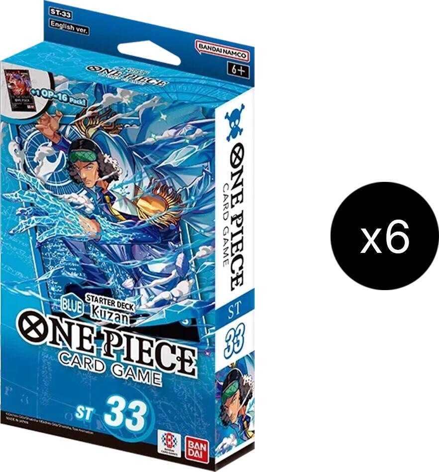 One Piece Card Game: Starter Deck 33 - BLUE Kuzan (Display)