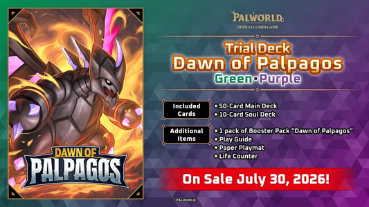 Palworld OCG: Dawn of Palpagos Trial Deck - Green & Purple