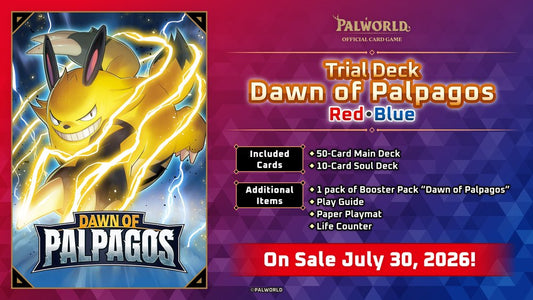 Palworld OCG: Dawn of Palpagos Trial Deck - Red & Blue