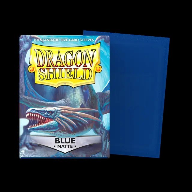 Dragon Shield: Blue Matte Sleeves (100)
