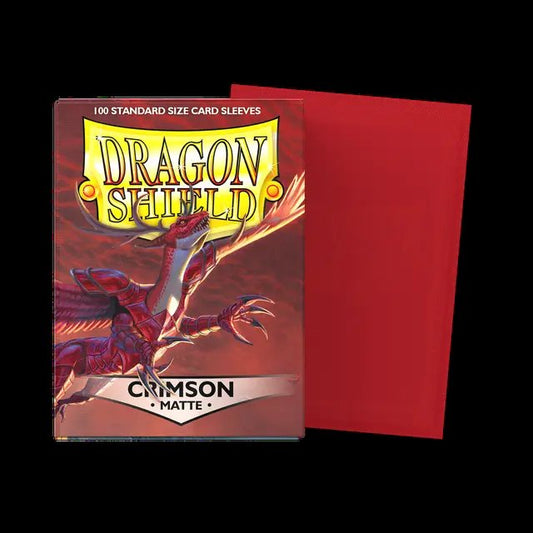 Dragon Shield: Crimson Matte Sleeves (100)
