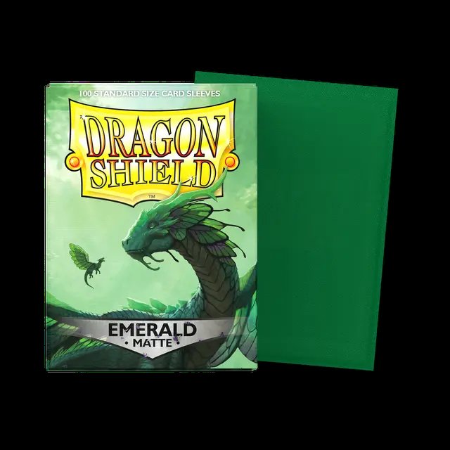 Dragon Shield: Emerald Matte Sleeves (100)