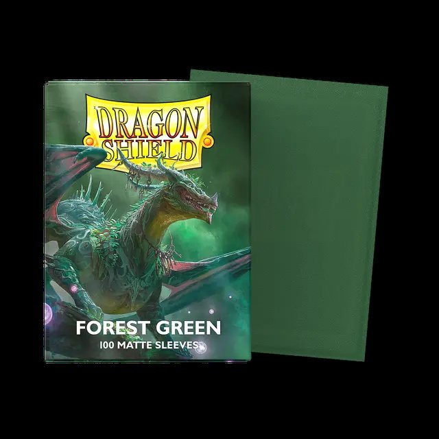 Dragon Shield: Forest Green Matte Sleeves (100)