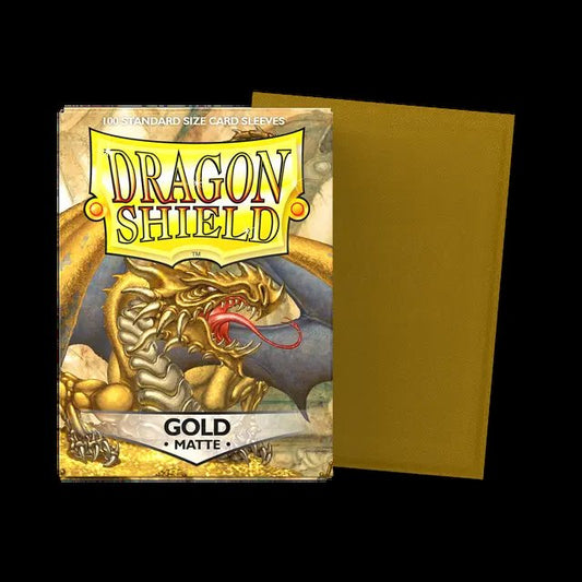 Dragon Shield: Gold Matte Sleeves (100)