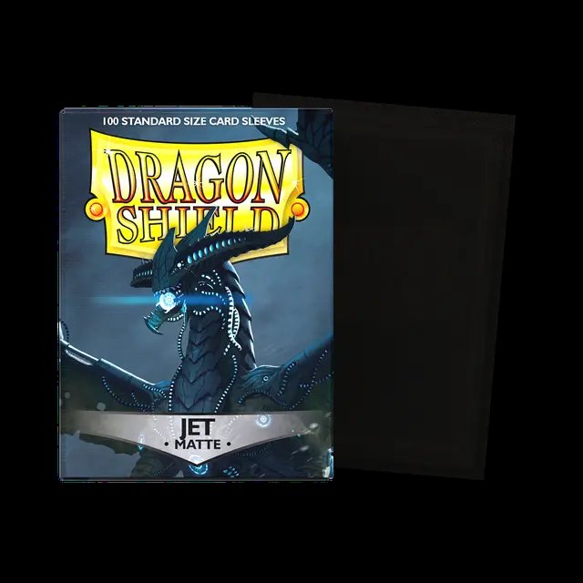 Dragon Shield: Jet Matte Sleeves (100)