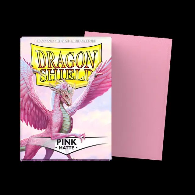 Dragon Shield: Pink Matte Sleeves (100)