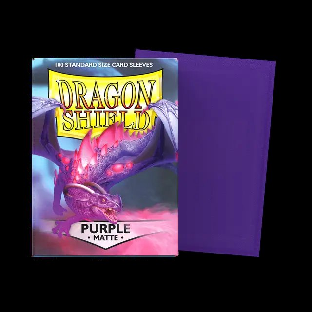 Dragon Shield: Purple Matte Sleeves (100)