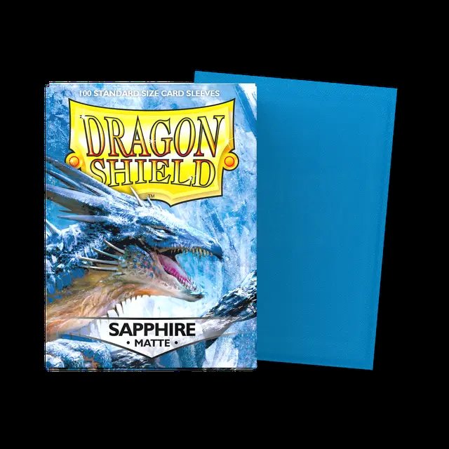 Dragon Shield: Sapphire Matte Sleeves (100)