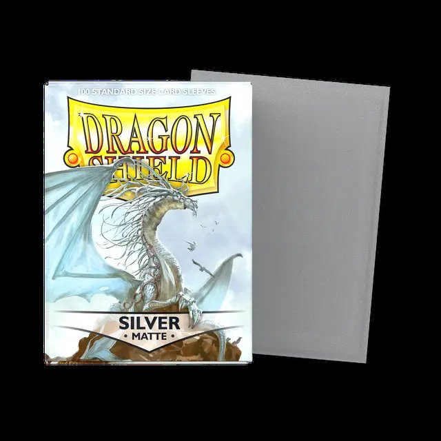 Dragon Shield: Silver Matte Sleeves (100)