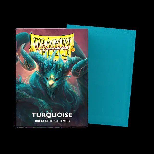Dragon Shield: Turquoise Matte Sleeves (100)