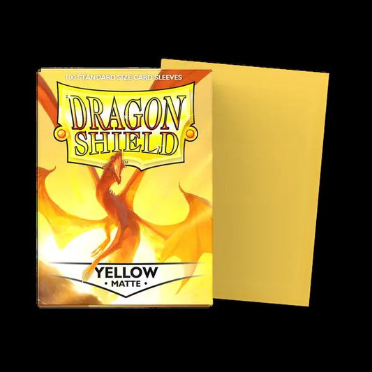 Dragon Shield: Yellow Matte Sleeves (100)
